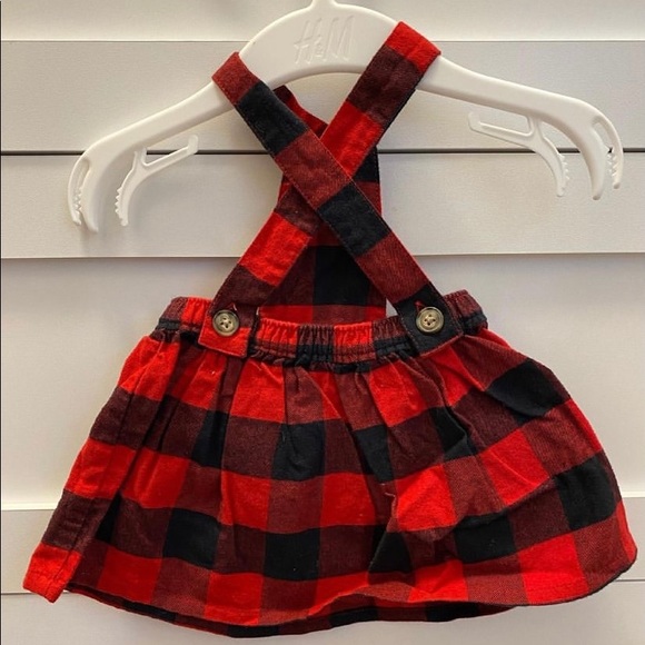 Buffalo Plaid Romper Skirt - Picture 1 of 1